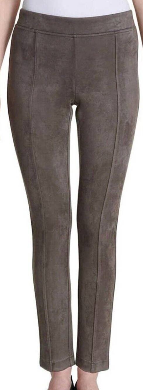 ANDREW Marc Taupe Pull On Super Soft Stretch Faux Suede Polyester Spandex  Large